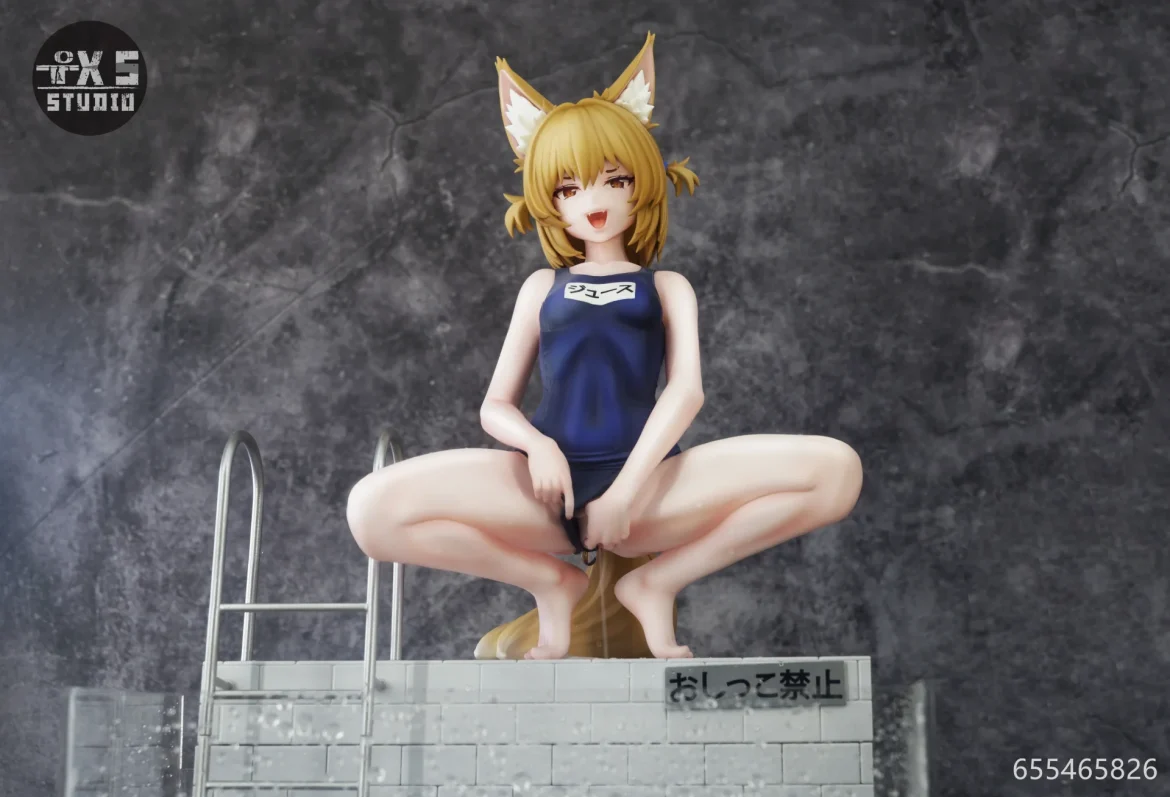 TXS橙汁内の泳池放尿play (2) T.X.S Studios Orange Juice Fox Girl