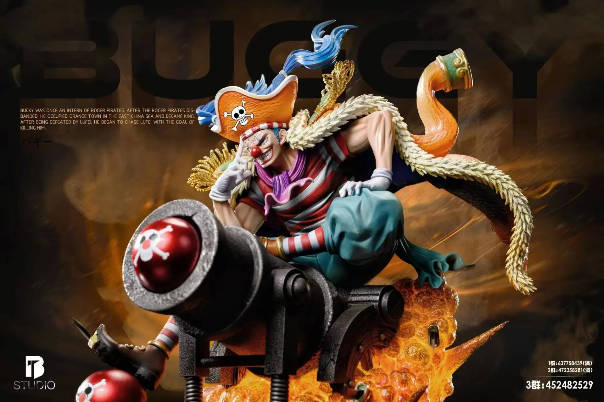 One piece 2024 buggy figure