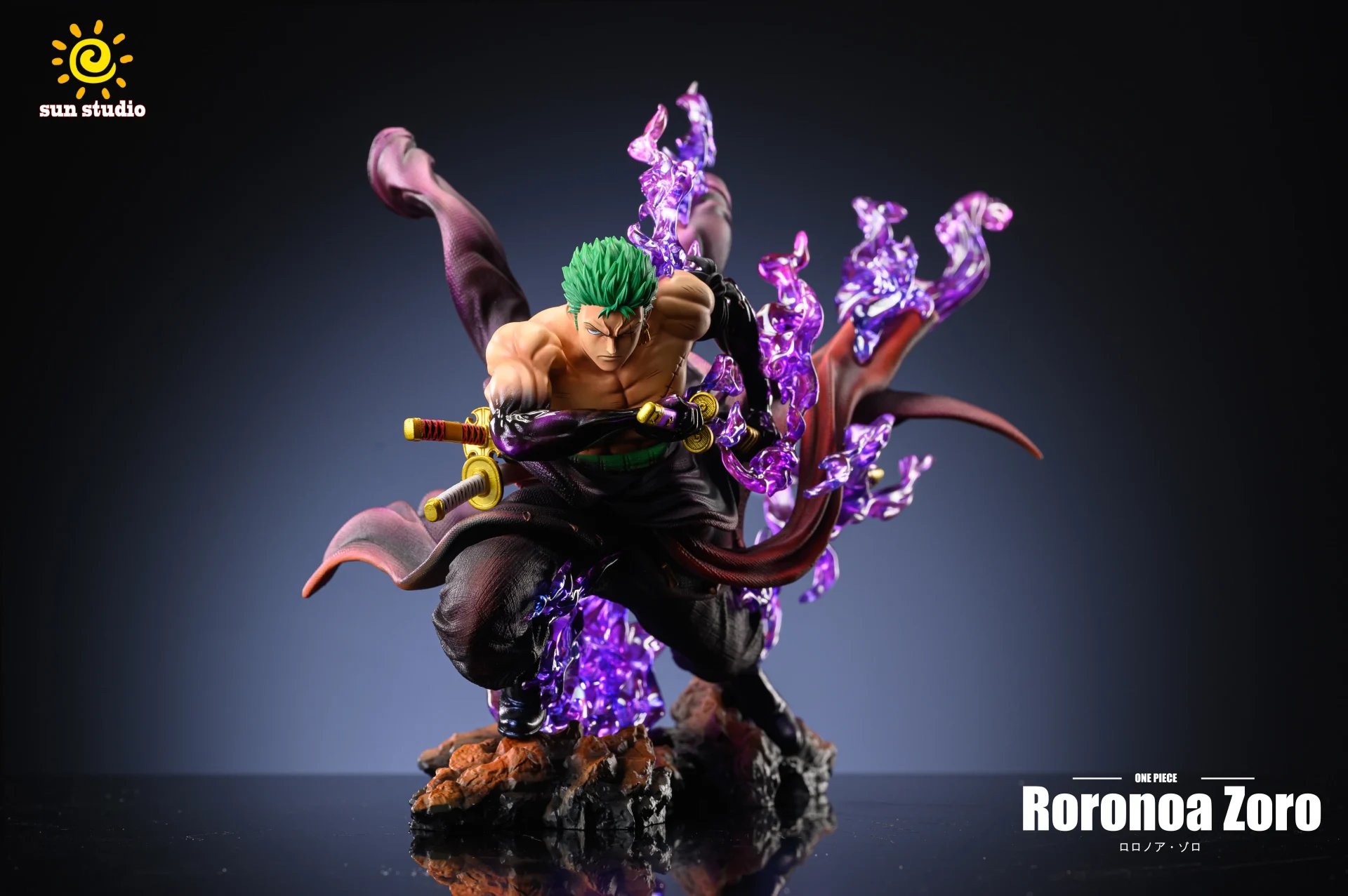 Figurine Roronoa Zoro One Piece – Statue Officielle 25 Cm – Édition 2025, PVC De Qualité