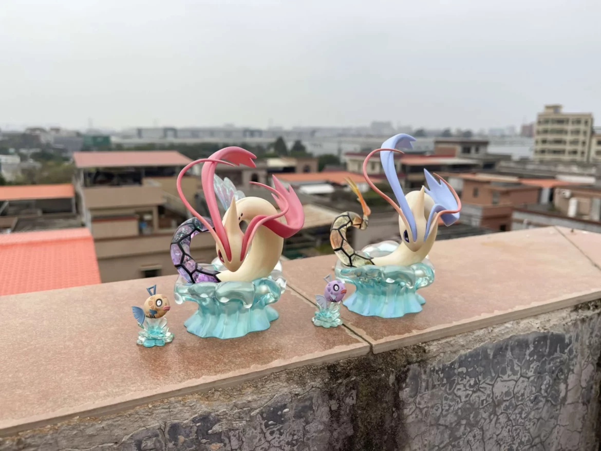 World Zukan Milotic Family – Pokemon Resin Statue – DianCangGuan Studios DianCangGuan Studios Milotic Family