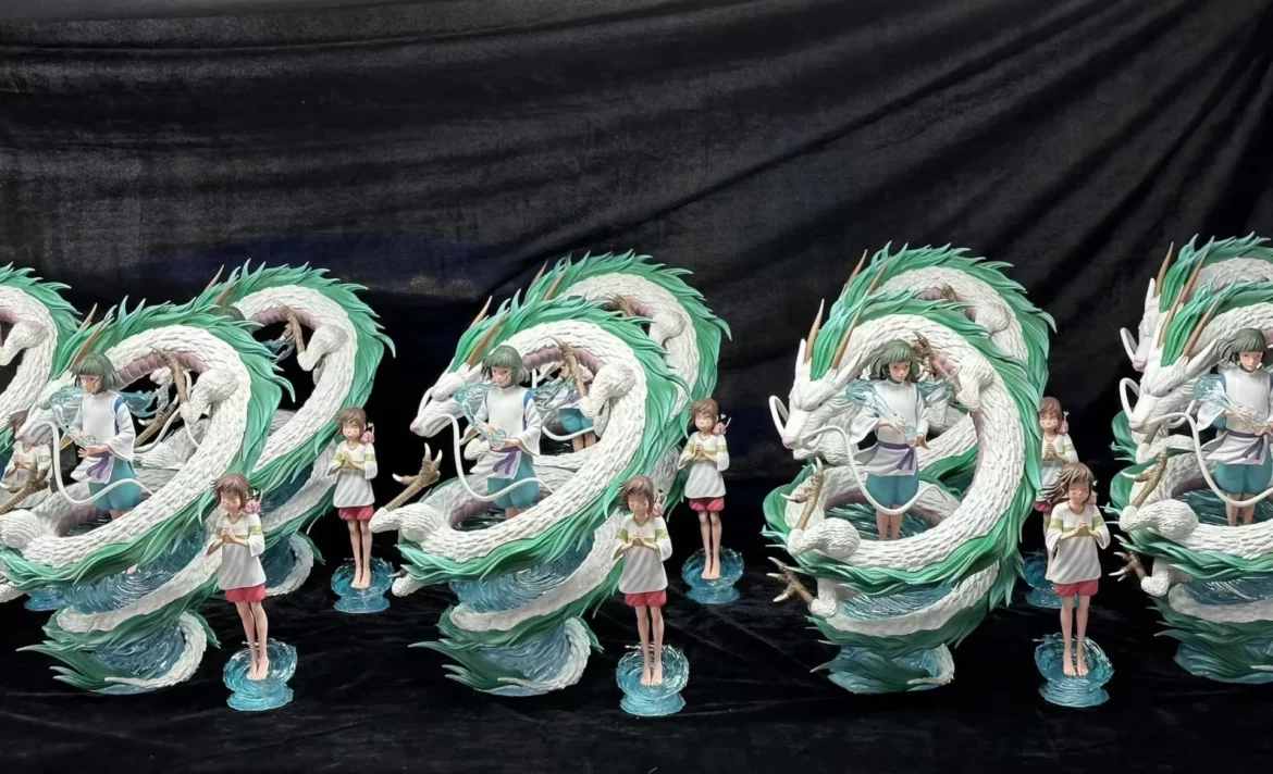 CHIKARA Studios Chihiro Ogino (Sen) & Haku Mural with LED