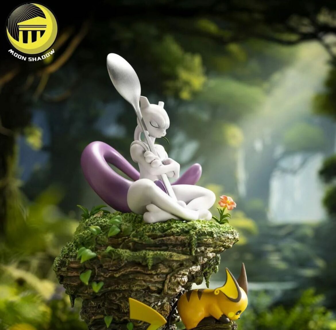 Moon Shadow Studios Pikachu Family & Mewtwo & Mew