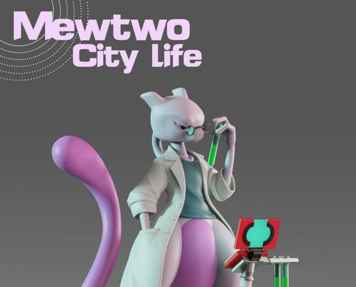 Mewtwo FeiMaoYangRi 1 FeiMaoYangRi Studio Mewtwo